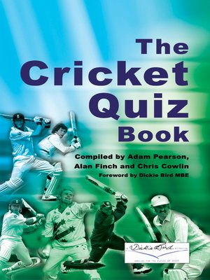 cover image of The Cricket Quiz Book